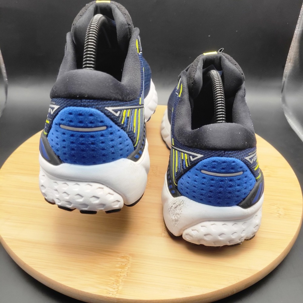 Brooks Adrenaline GTS 19 Mens Navy Blue Yellow Running Shoes 1102941D069 Size 9 - Picture 7 of 11